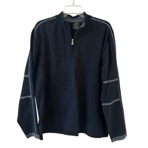 Black and Gray Zip Up Sweater Cozy and Classic